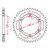 ITL Rear Sprocket Steel 520P 47T - (111246)