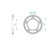 ITL Couronne Ar. Acier 525P 41T - (111359)