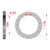 AFAM Rear Sprocket Steel 530P 43T - (10607-43)