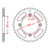 ITL Rear Sprocket Steel 420P 36T - (111399)