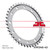 JT Sprocket Rear Sprocket Steel 530P 43T - (JTR1340.43)