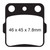 EBC X Series Brake Pad FA84X