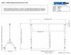 2ALU1512 GANTRY CRANE - 2 TON, 15' SPAN, A SERIES ALUMINUM ADJUSTABLE HEIGHT 9'10' - 12" SPANCO