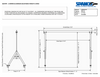 1ALU0808 GANTRY CRANE - 1 TON, 8' SPAN, A SERIES ALUMINUM ADJUSTABLE HEIGHT Min: 6' - 1'' Max: 8' - 7'' SPANCO
