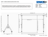 0.5ALU1509 GANTRY CRANE - 1/2 TON, 15' SPAN, A SERIES ALUMINUM ADJUSTABLE HEIGHT 7' - 2'' Max: 9' - 8'' SPANCO