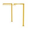 Inverted-L Anchor Track System 2-Person, 20' Support Spacing 43', Arm Reach: 12'-0"   FAFS-2-12-33-520DST-30 Rigid Lifelines