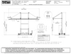 Standard Griffin Wheeled System 2-Person, Track Length: 40'-0" Including 18" Overhangs on Both Ends, Trolley-Hook Height: 22'-0", Arm Reach: 10'-0, Centerline of Track: 6'-9" FAMTPB-2-10-40-520DST-WHL Rigid Lifelines