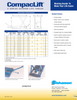 CompacLift X Series - Double Scissor Lift Table Model X-30SP