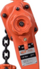 Atlas Lifting and Rigging ALH 1-1/2 Ton Lever Chain Hoist 5 Ft. Chain Ship Hook