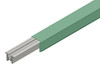 Hevi-Bar II Conductor Bar 500A, Green PVC Cover, 30FT Length Conductix XA-50258