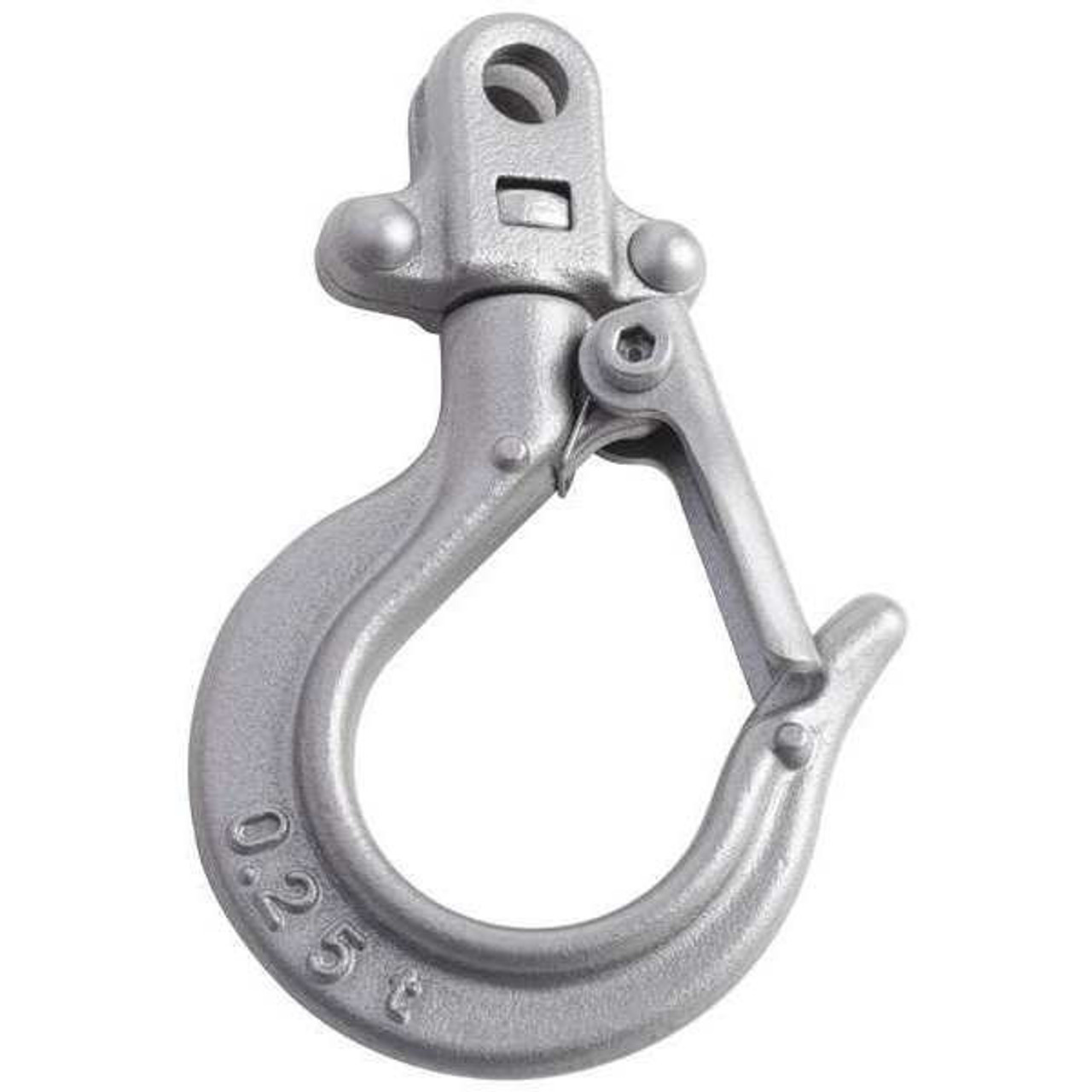 Top Hook Assembly, Product Type Top Hook Assembly, Compatible Hoist Type Lever Chain Hoists, Compatible Load Capacity 1,000 lb, Compatible Series LX, Material Carbon Steel, Overall Length Not Applicable, Overall Width Not Applicable, Overall Height Not Applicable, Includes Safety Latch