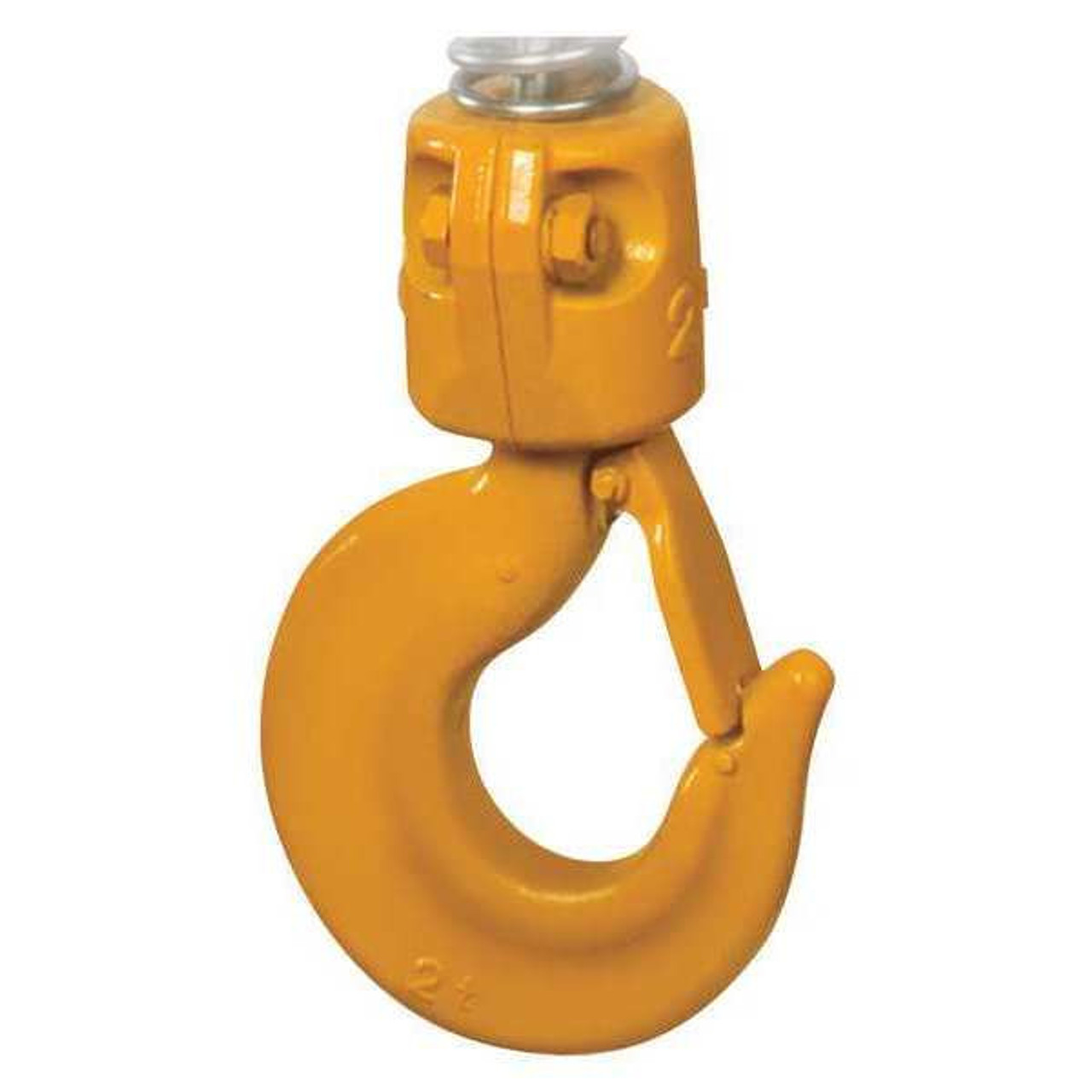 Bottom Hook Assembly, Product Type Bottom Hook Assembly, Compatible Hoist Type Electric Chain Hoists, Compatible Load Capacity 500 lb, Compatible Series SNER, Material Carbon Steel, Overall Length Not Applicable, Overall Width 3.5 in, Overall Height Not Applicable, Includes Safety Latch