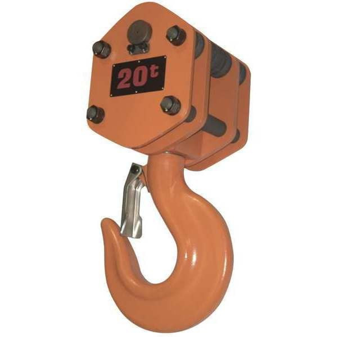 Bottom Hook Assembly, Product Type Bottom Hook Assembly, Compatible Hoist Type Manual Chain Hoists, Compatible Load Capacity 40,000 lb, Compatible Series CB, Material Carbon Steel, Overall Length Not Applicable, Overall Width 11.9 in, Overall Height Not Applicable, Includes Safety Latch