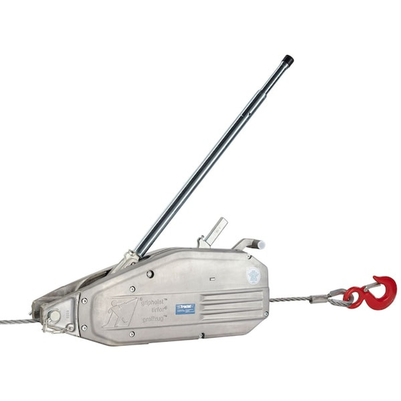 Griphoist Manual Wire Rope Hoist, 8,000 lb. 4 Ton, 100 ft Lift, TU32
