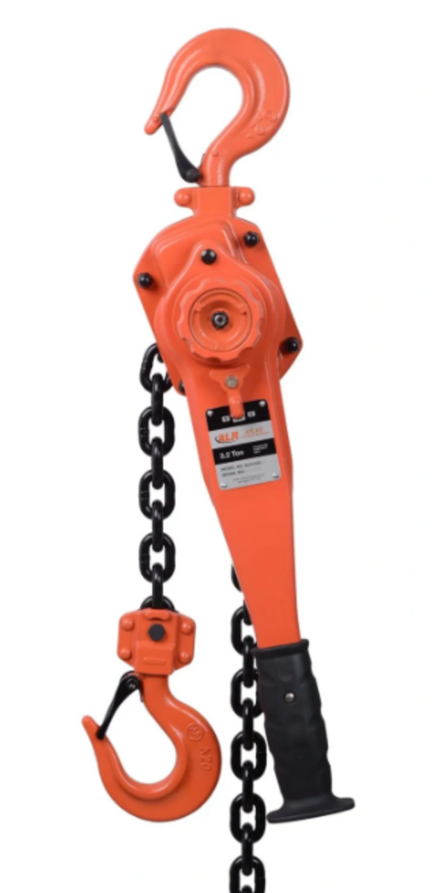 Atlas Lifting and Rigging ALH 3.2 Ton Lever Chain Hoist 5 Ft. Chain 7050 lbs Ship Hook
