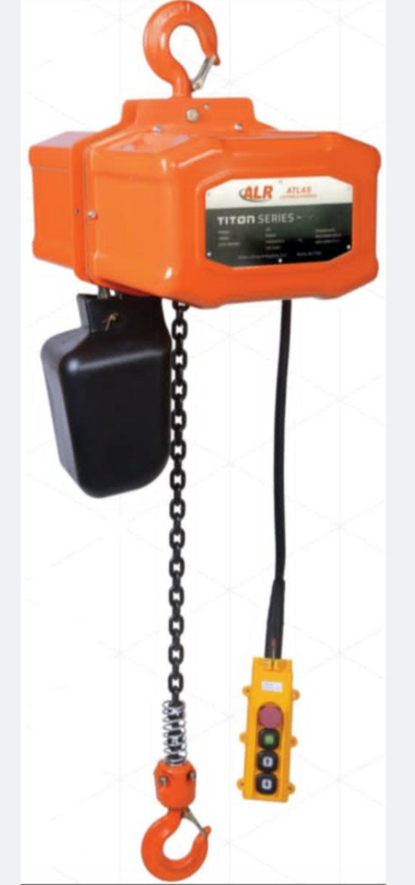 ALR Titon Electric Chain Hoist ‚ 2 Ton Capacity | 10-Foot Lift | Three-Phase