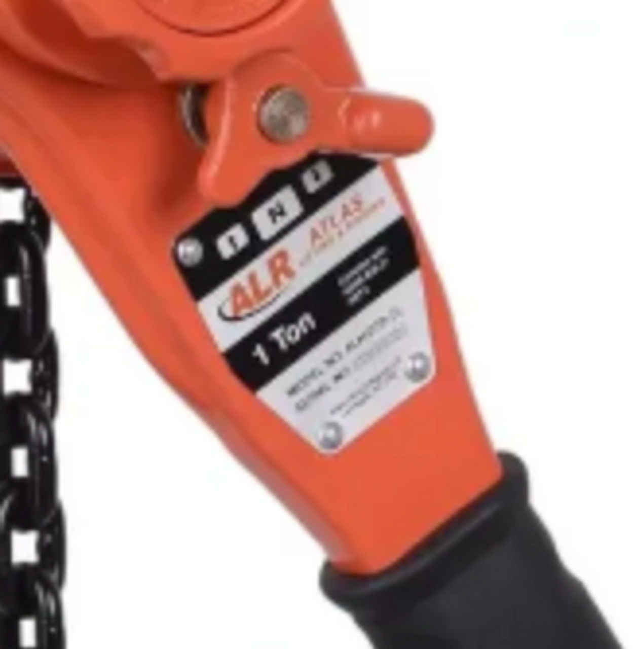 Atlas Lifting and Rigging ALH 1 Ton Lever Chain Hoist 20 Ft. Chain