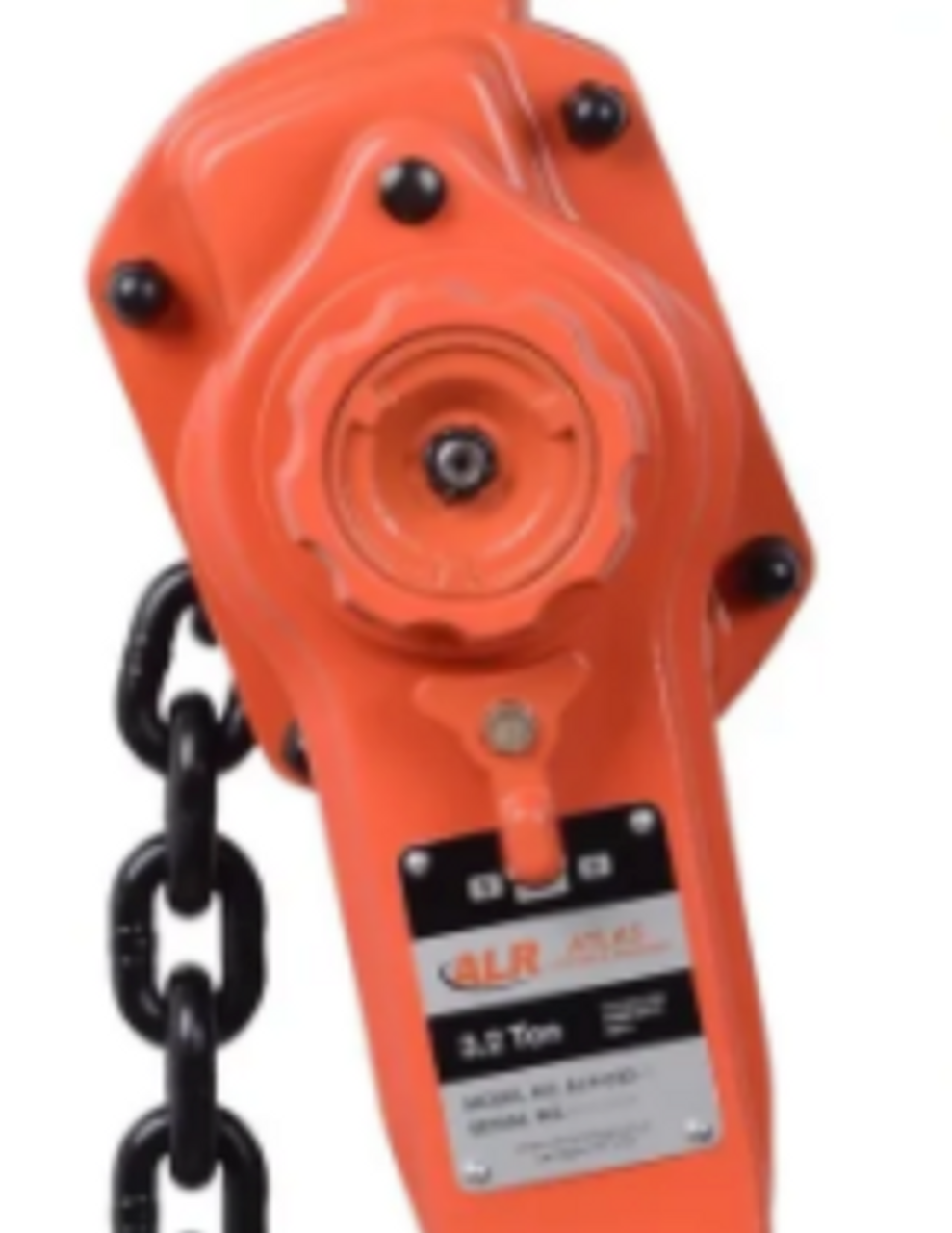 Atlas Lifting and Rigging ALH 3.2 Ton Lever Chain Hoist 5 Ft. Chain 7050 lbs