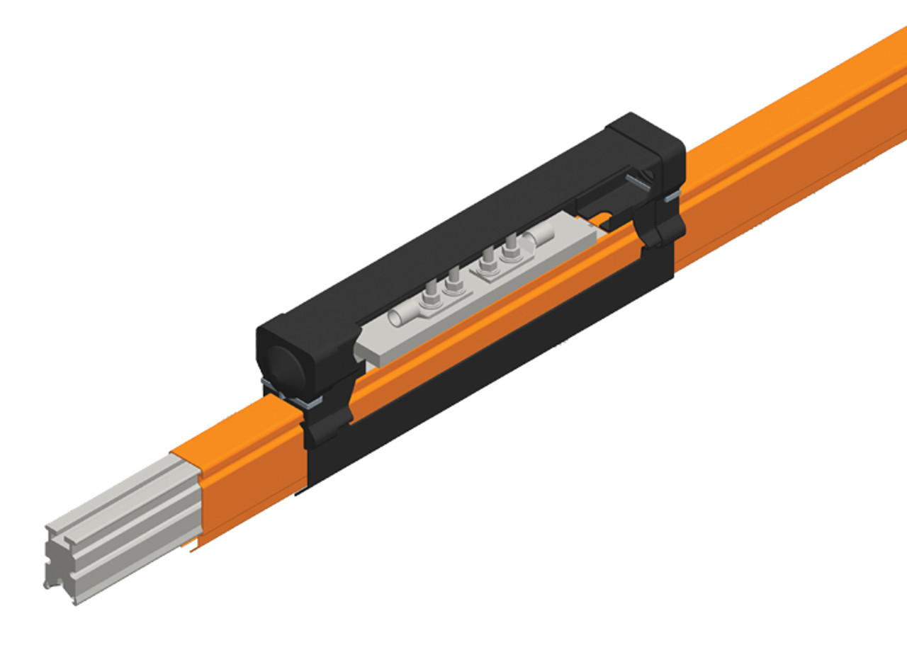 Hevi-Bar II, Power Feed, 1500A, Black Std Heat UV Resistant Cover Conductix XA-50227