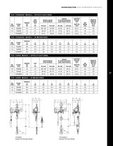 TCS Air Hoist 10' Lift-Capacity TCS1000C Air Hoist HARRINGTON