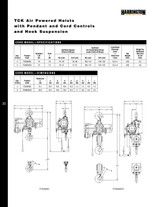 TCK Air Hoist 10' Lift-Capacity 3 Ton TCK3000-C Air Hoist T HARRINGTON