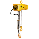 Harrington SNER Series Single-Phase Hoist with Hook Suspension - 1 Ton - 10 ft Lift