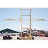 Rigid Lifelines Standard Griffin Wheeled System, 2-Person, 20 ft Track, 14 ft Arm Reach