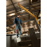 Rigid Lifelines Standard Column-Mounted Swing Arm, 1-Person, 10 ft Arm Reach