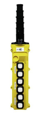 Duct-O-Wire L Series Pendant Push Button Station 2 Motion Slim Profile-One Speed with Momentary On/Off - L6-S-1A Duct-O-Wire L Series Pendant Push Button Station 2 Motion Slim Profile-One Speed with Momentary On/Off - L6-S-1A