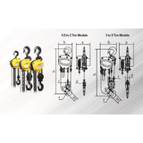 Atlas Lifting and Rigging Hoistek 1 Ton Chain Hoist, 30 Ft