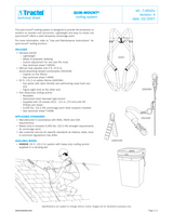 Tractel Quik-Mount Lite Roofing Fall Protection System – 50 ft. Lifeline Kit (N0850S)
