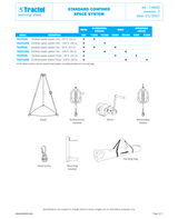 Tractel Confined Space System Three – 100 ft. Galvanized Wire Rope - T53F100G