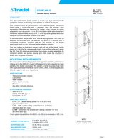 Tractel Stopcable Ladder Safety System with Standard Upper Bracket, 20 ft. Galvanized Steel Wire Rope - L1T820/1