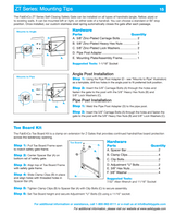 Tractel ZT Series – Full Coverage Self-Closing Safety Gate – 31"–33.5", Carbon Steel, Yellow Powder Coat (Left) – ZT70-30PCL