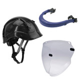 APEX Type 2 Class C with Face Shield White High Temp/Impact Toric Face Shield Window, Clear
