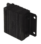 Vestil Laminated Rubber Dock Bumper - 10 In. x 12 In. x 4-1/2 In. - Black