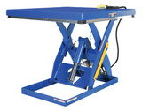 Vestil Steel Rotary Air Hydraulic Scissor Lift Table - 48 In. x 48 In. 3,000 lb - Blue