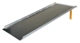 Vestil Aluminum Diamond Tread Hand Truck Dock Board with Curbs - 95-7/8 In. x 37-1/4 In. x 19-1/8 In. 800 lb - Silver