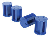 Vestil Factory Installed Steel Stationary Legs Kit Quantity 4 For Aluminum Gantry Cranes - 2,000 lb - 8,000 lb Not to Exceed Cranes - Blue