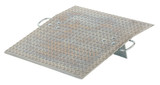 Vestil Aluminum Hand Truck Dock Plate - 30 In. x 30 In. 700 lb - Silver