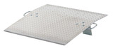 Vestil Aluminum Hand Truck Dock Plate - 36 In. x 30 In. 700 lb - Silver