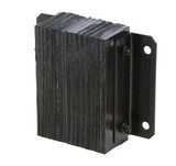 Vestil Laminated Rubber Dock Bumper - 12 In. x 12 In. x 4-1/2 In. - Black