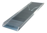 Vestil Aluminum Wheel Walk Ramp Overlapping Style - 96 In. x 28 In. 2500 lb - Silver