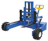 Vestil Steel Heavy Duty 344CC Gas Power With Powered Tilt All-Terrain Pallet Truck - 36 In. Fork Length 4000 lb - Blue