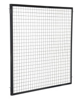 Vestil Steel Adjustable Perimeter Guard Systems Guard Panel - 5 Ft. x 5 Ft. - Black