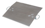 Vestil Aluminum Hand Truck Dock Plate - 30 In. x 24 In. 500 lb - Silver