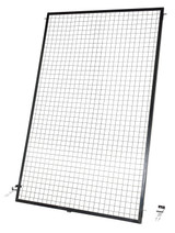 Vestil Steel Adjustable Perimeter Guard Systems Guard Panel - 8 Ft. x 5 Ft. - Black