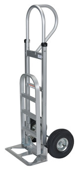 Vestil Aluminum P Handle Truck with Pneumatic Wheels - 18-1/2 In. x 20-1/2 In. x 52-1/2 In. 500 lb