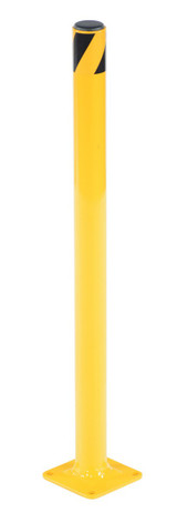 Vestil Steel Pipe Safety Bollard - 24 In. x 1-3/4 In. - Yellow