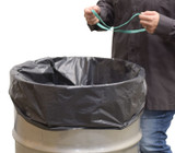 Vestil Natural Rubber Latex Jumbo Drum Bands - 34 In. Diameter 50 Count - Green